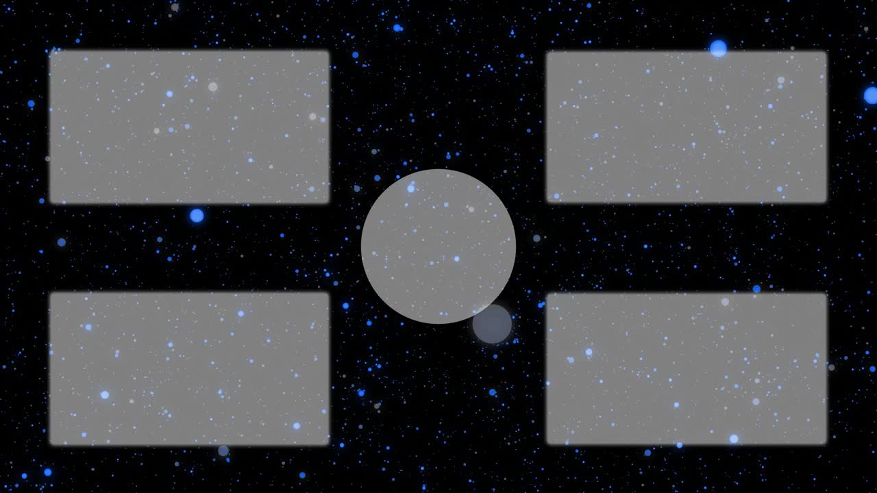 곡물 점 이동 끝 카드 끝 화면 모션 그래픽