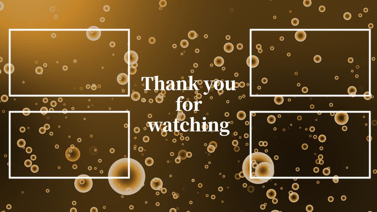 분류 거품 입자 끝 카드 모션 그래픽