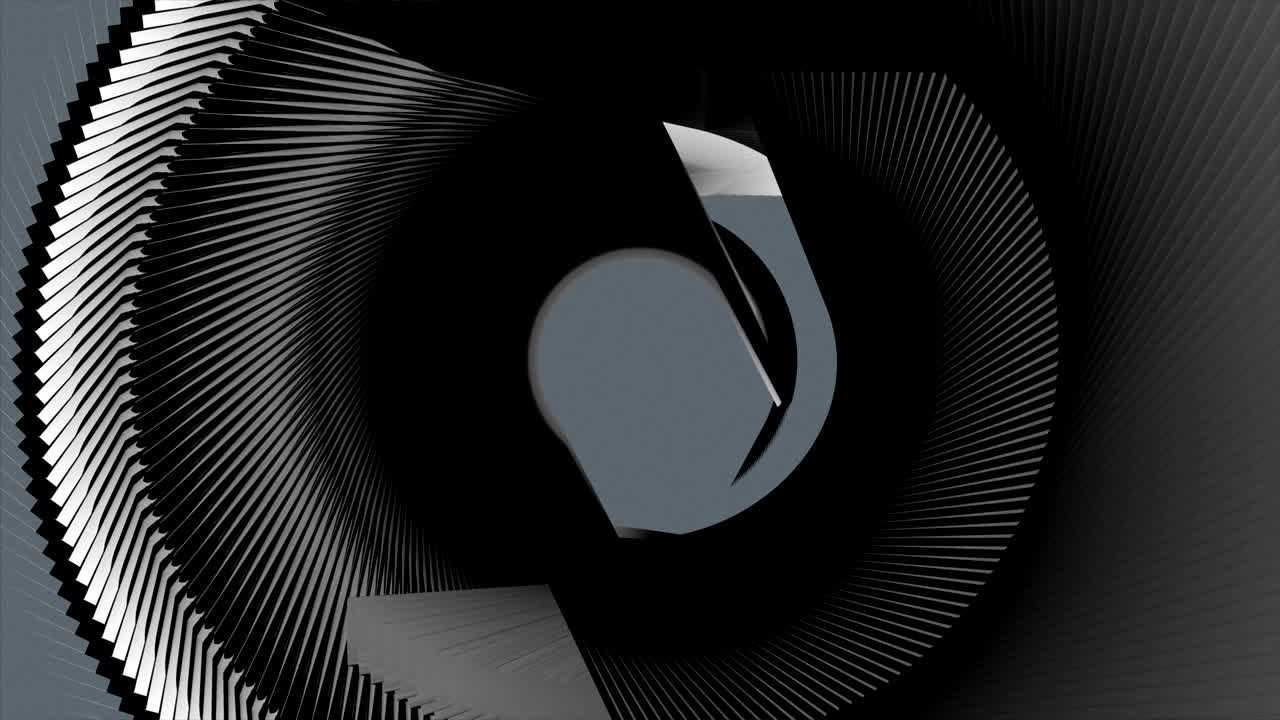 Abstract Background Physcedelic Geometric Circular Tunnel VA