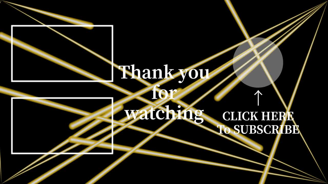 레이저 스테이지 세트  엔드 카드 엔딩 스크린 모션 그래픽