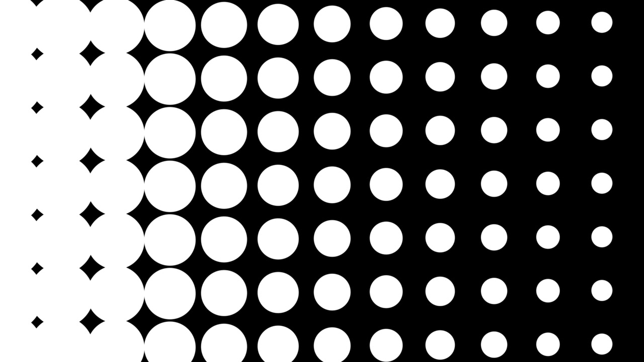 Round dot circle simple transition motion graphics