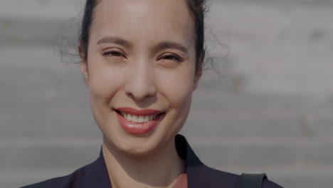 smiling woman portrait