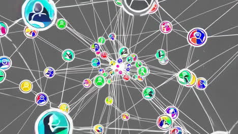 diagrama de la red social