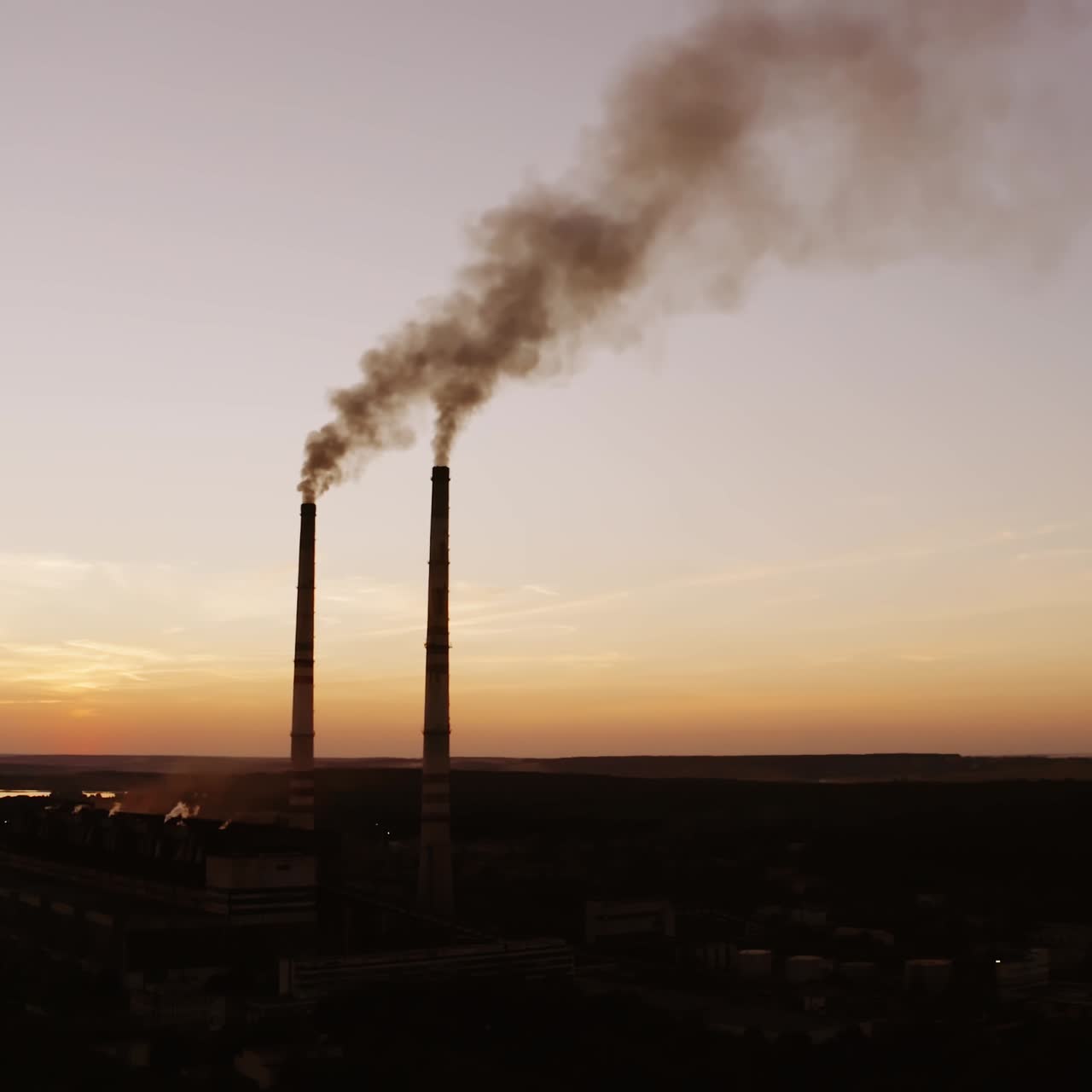 Highly polluting factory plant