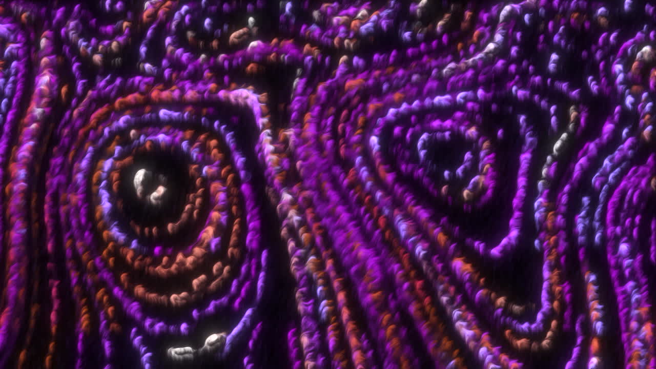 remolinos abstractos de color púrpura y naranja