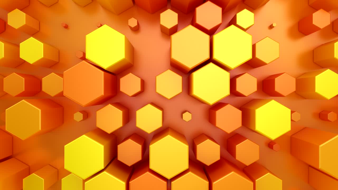 fondo de hexágonos animados