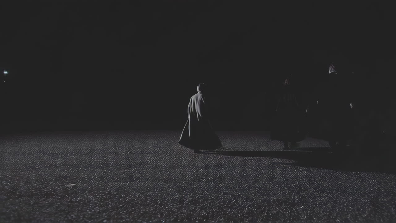 People Walking at Night