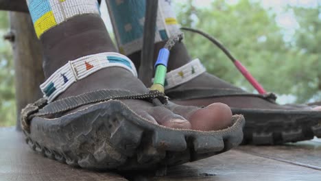 calzado masai hecho con llantas de camiones