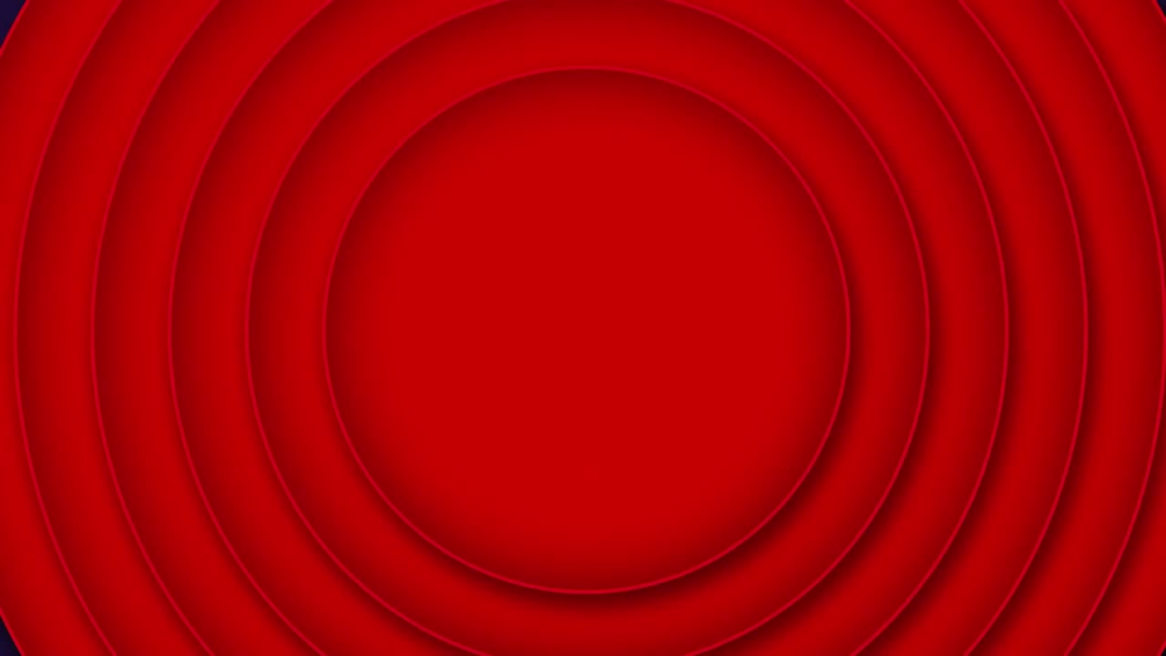 animación de círculos rojos sobre fondo azul
