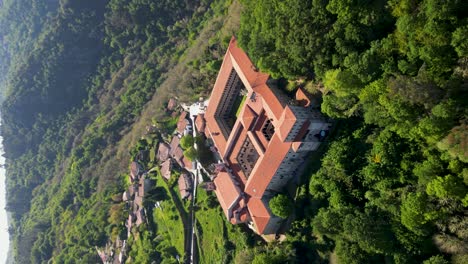 Monastery-santo-estevo-of-ribas-of-sil,-ourense,-galicia,-spain