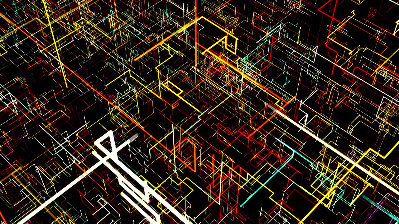 fondo abstracto con circuito. ilustración digital