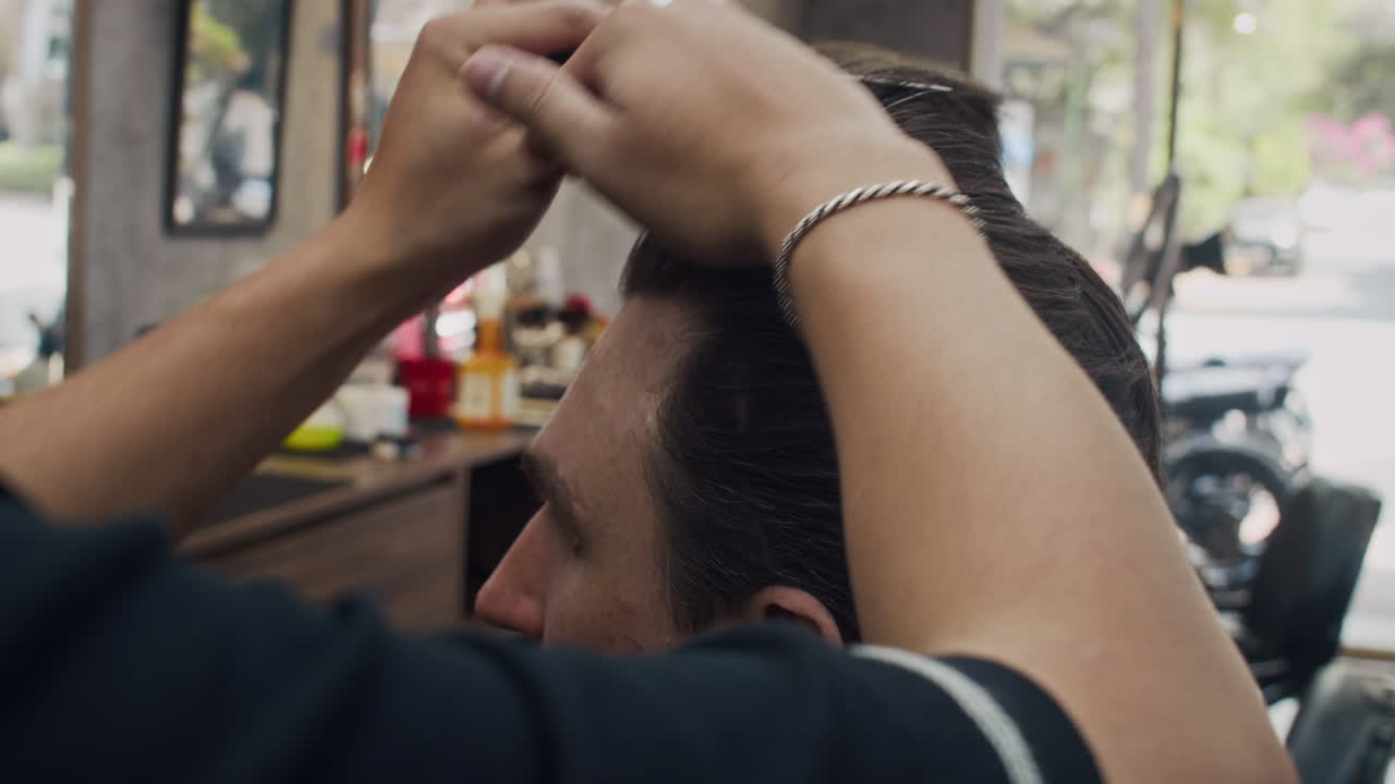 Haircut and Styling at the Barber Shop