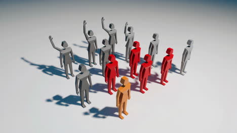 diverse group of figures