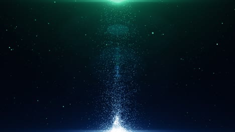 partículas de polvo abstracto luz bokeh títulos de movimiento bucle de fondo cinematográfico