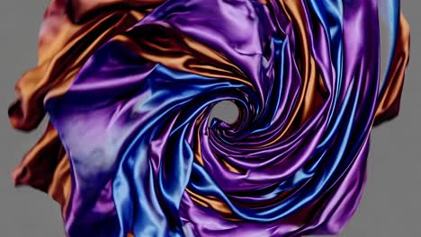 swirling fabric design