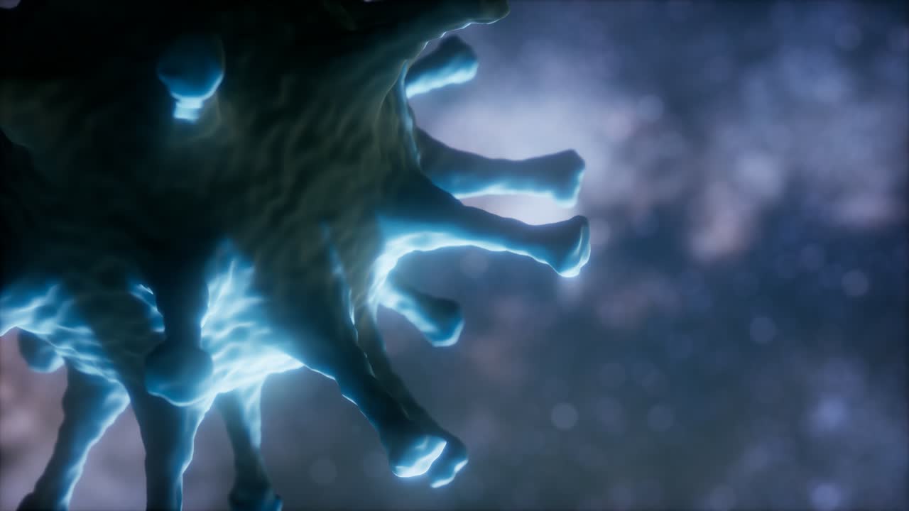 modelo macro de representación virtual del nuevo coronavirus covid-2019