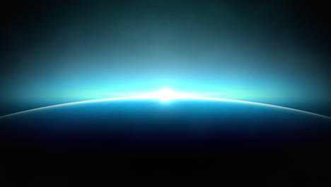 cosmonautics day glowing planet in digital artwork