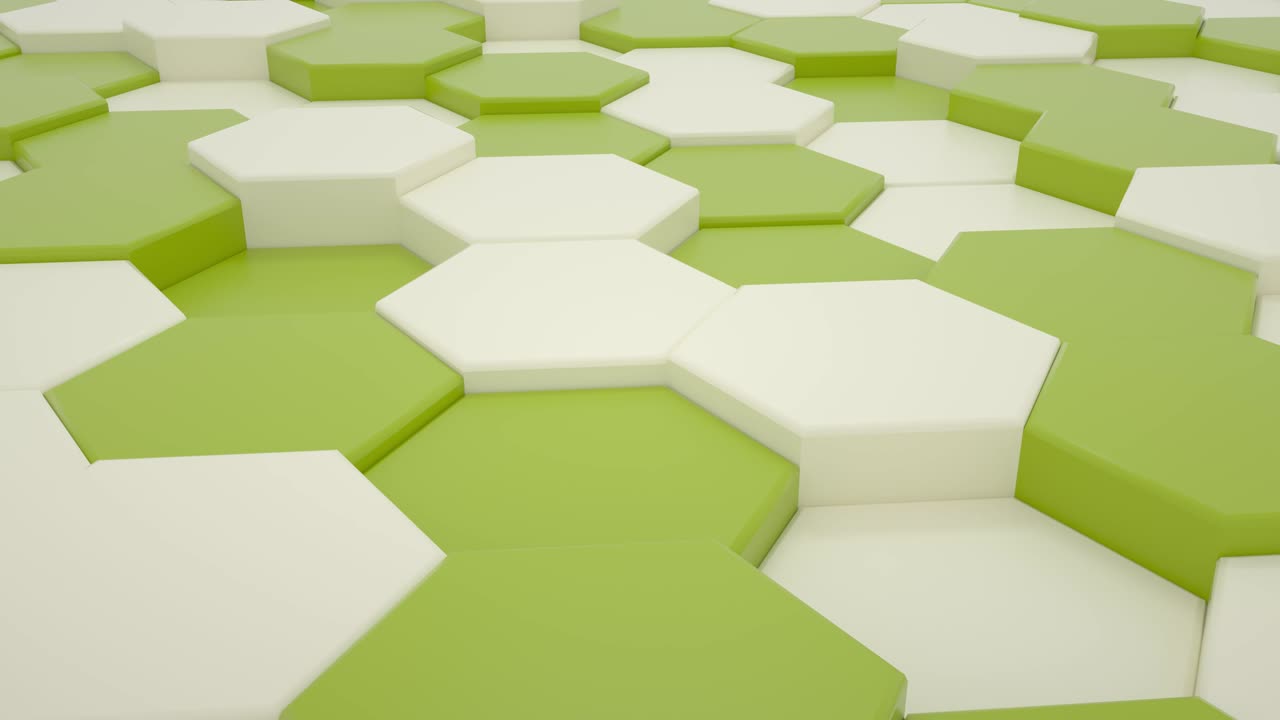 циклическая шестиугольная анимация фон абстрактное смещение
