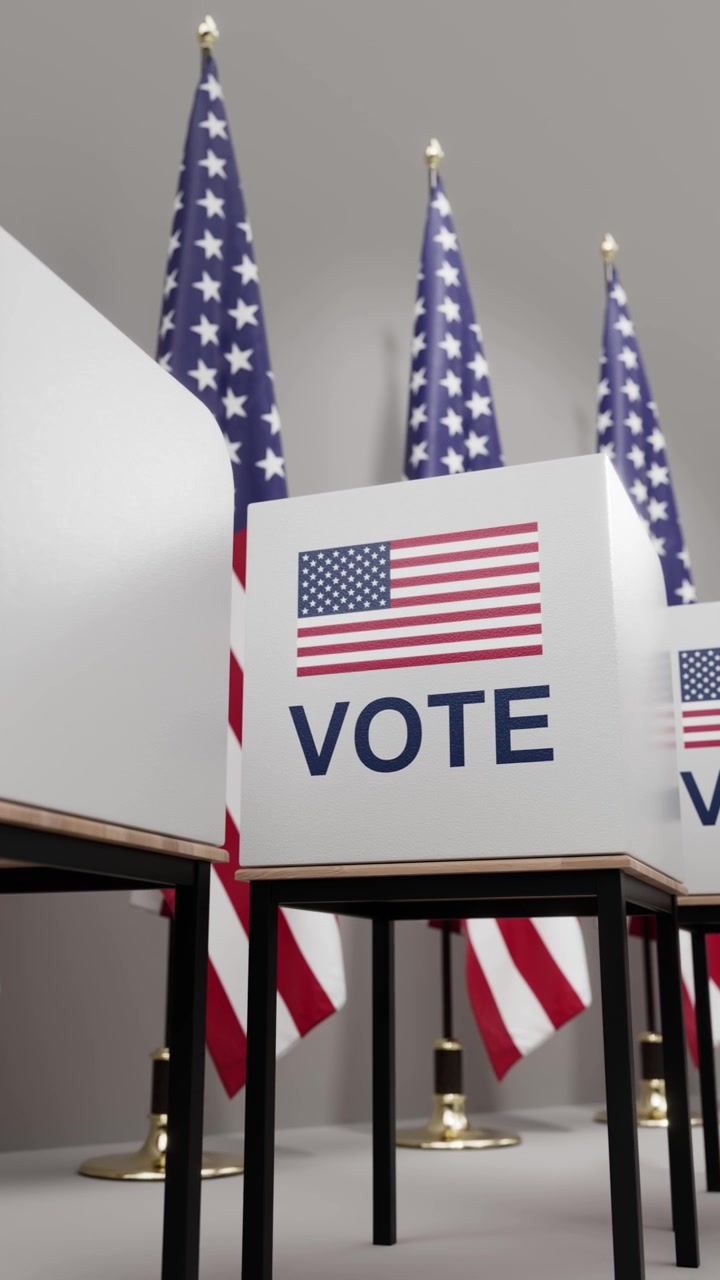 American polling place