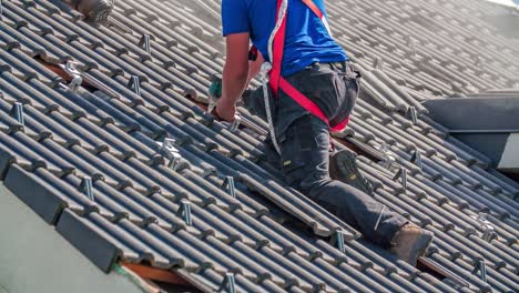 drilling mount brackets for solar energy panels installation