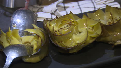 roasted artichokes