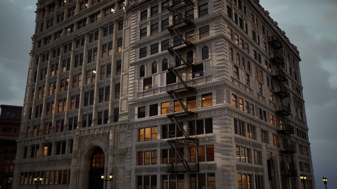 파이낸셜 다운타운 시티 보스턴의 광경