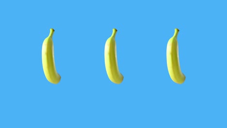moving bananas in loop spinning motion