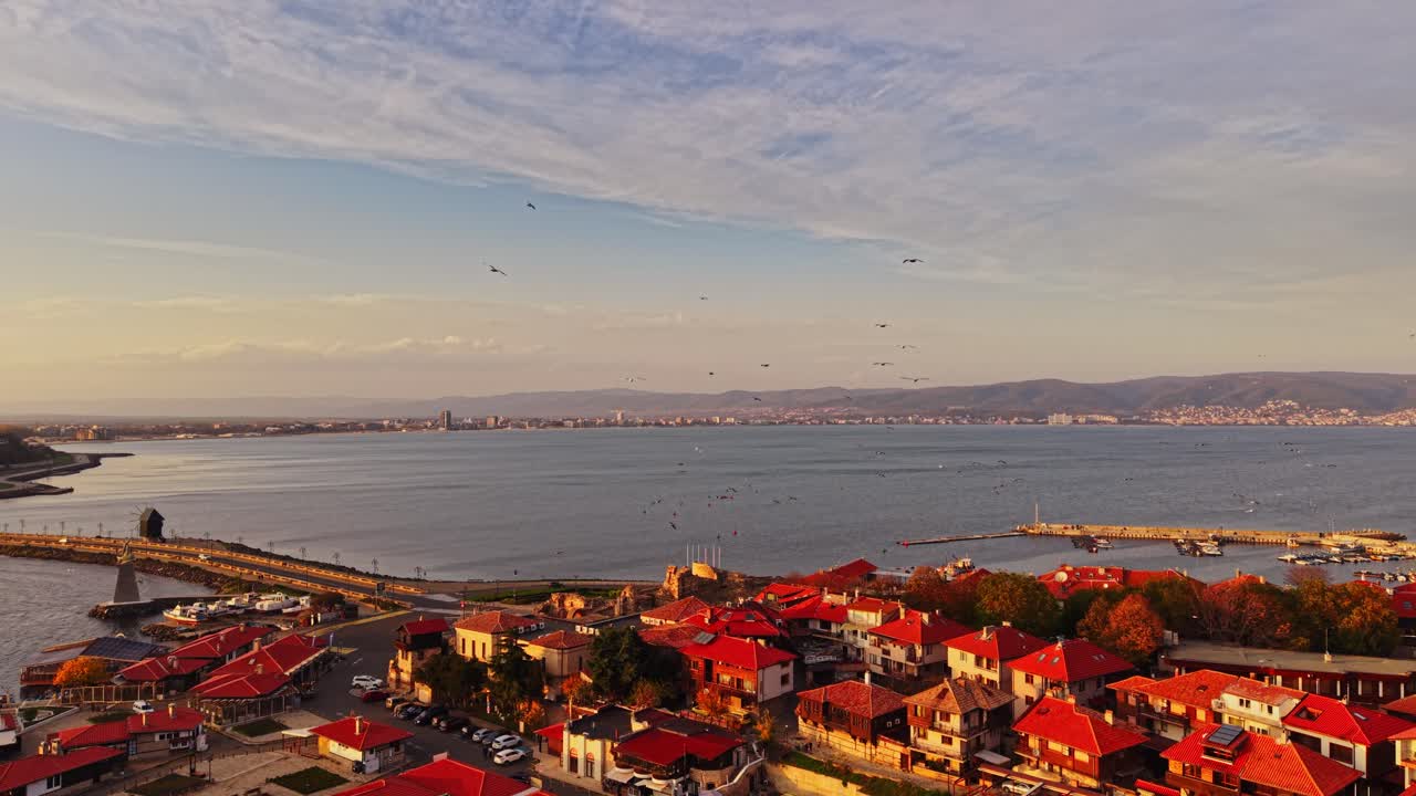Gün batımında Bulgaristan, Nesebar'ın nefes kesen manzarası