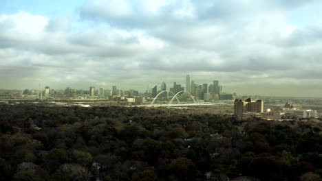 vista del centro de dallas, texas