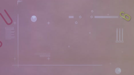animación de números y letras cambiantes en fondo marrón