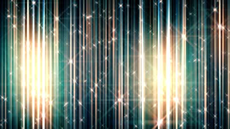 magia aurora dispersión de luz radiación llamaradas y chispas brillan bucle de fondo de renderización en 3d