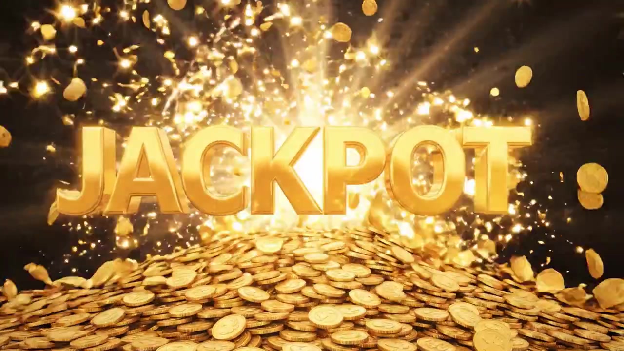 En dramatisk fremvisning af gevinster med eksplosive gnister og en strålende bunke guldmønter, der symboliserer succes og rigdom i en jackpot-fejring.
