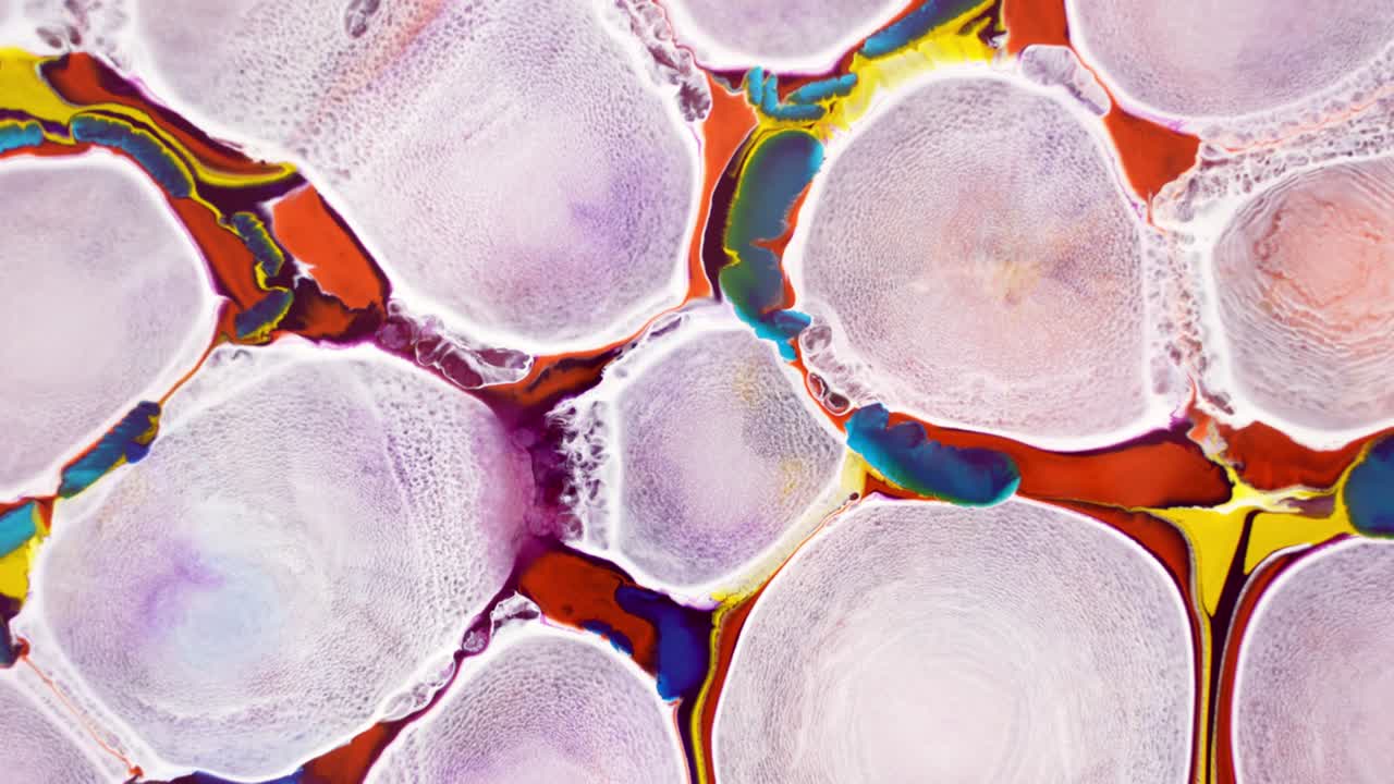 탁월한 액체 잉크 효과, 매혹적인 움직임, 다른 행성의 아바타에서 꽃을 은 멋진 색, 액체에서 잉크, 추상적인 액체 배경.