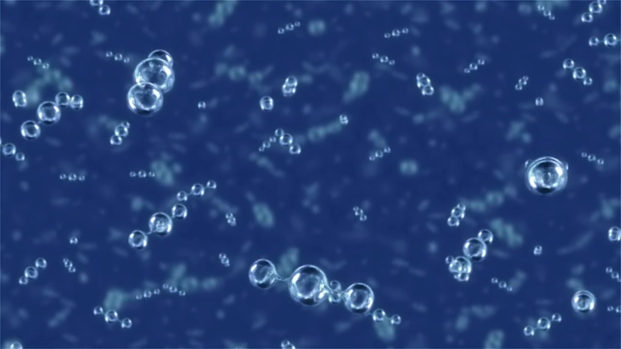 CO2 molekülü Karbon Dioksit yakınlaştırma. CO2 moleküllerine yakınlaşan bu 3D animasyon, uzaklaştırmanız gerekirse tersine de kullanılabilir