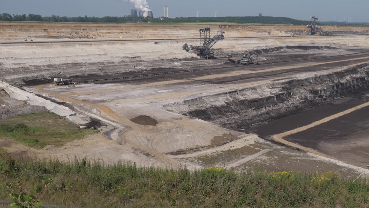 Hambach opencast lignite mine in the Rhenish lignite mining area near Düren
