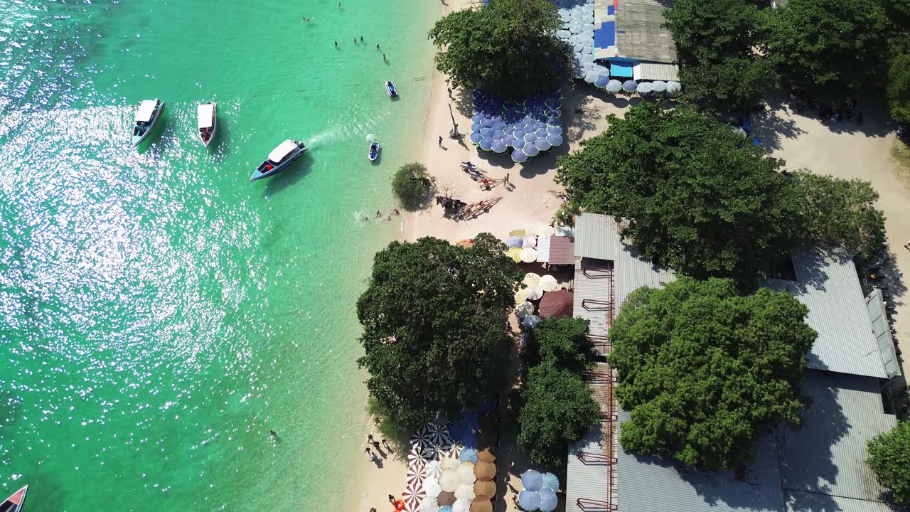 Koh Samui Thailand Pig island beautiful ocean color beach holiday destination Southeast Asia