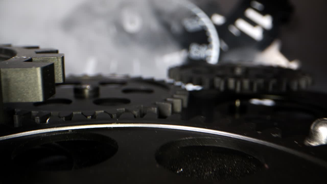 Retro Grunge Industrial Mechanic Clock Gears