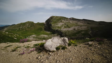 mountain tymfi greece night moving timelapse spring moonlight