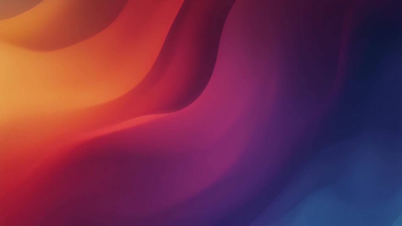 Abstract Motion Background with Flowing Colorful Waves