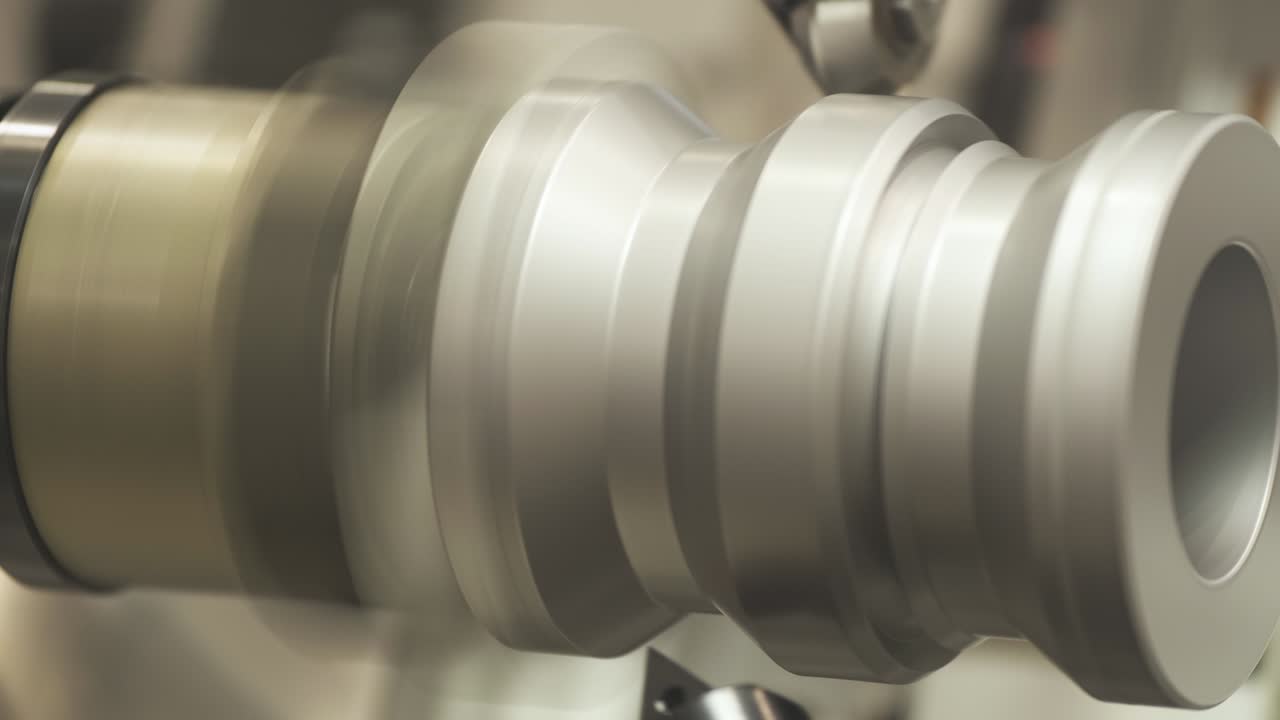 철강 제조에서 절단 또는 가공 도구로 도자기에서 금속 크랭크 샤프트 가공 과정