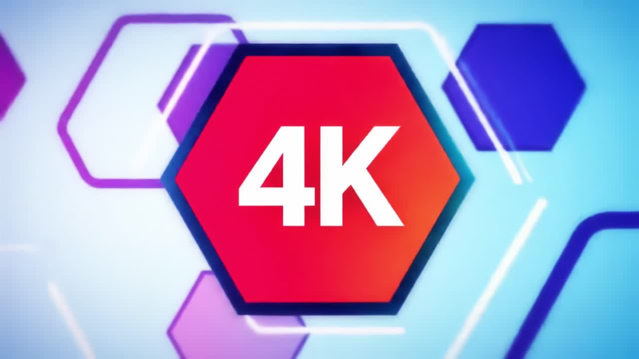 4K Video Resolution Graphic Design