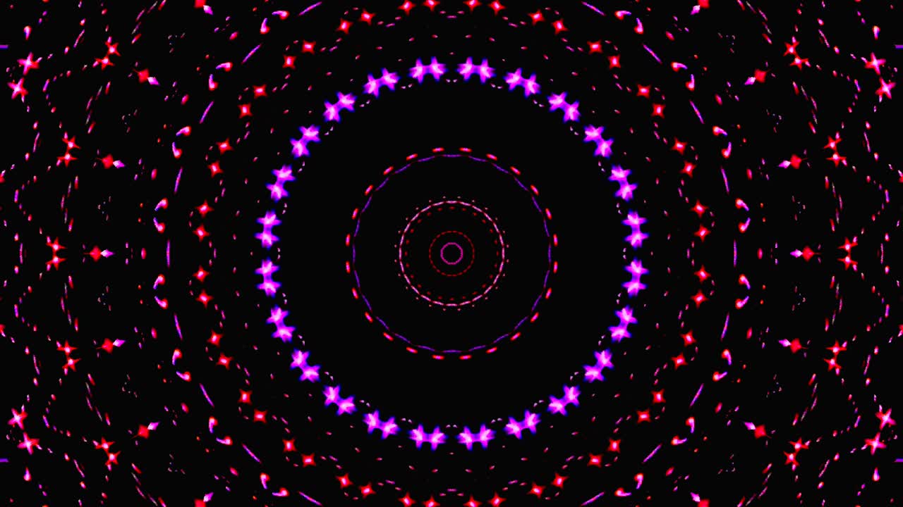 luz abstracta brillante que gobierna el color rojo, caleidoscopio