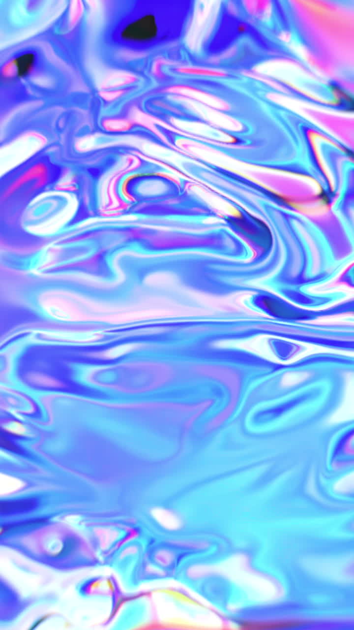 추상적인 홀로그래픽 액체 예술