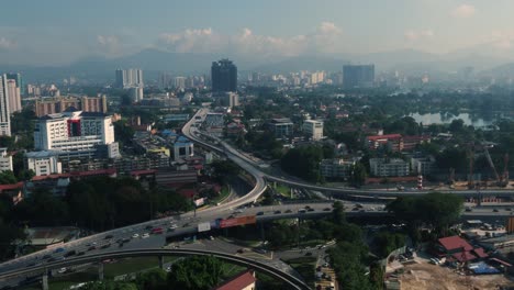 kuala lumpur city, malaysia in the morning