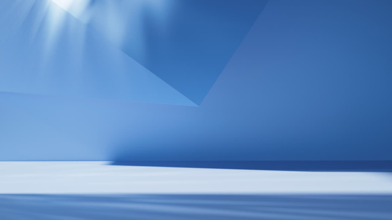 3d 렌더링의 기하학적 구조를 가진 빈 건물 구조