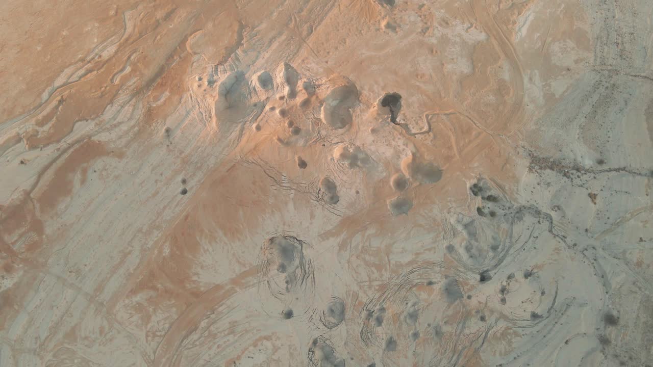 Flying Above The Desert Holes