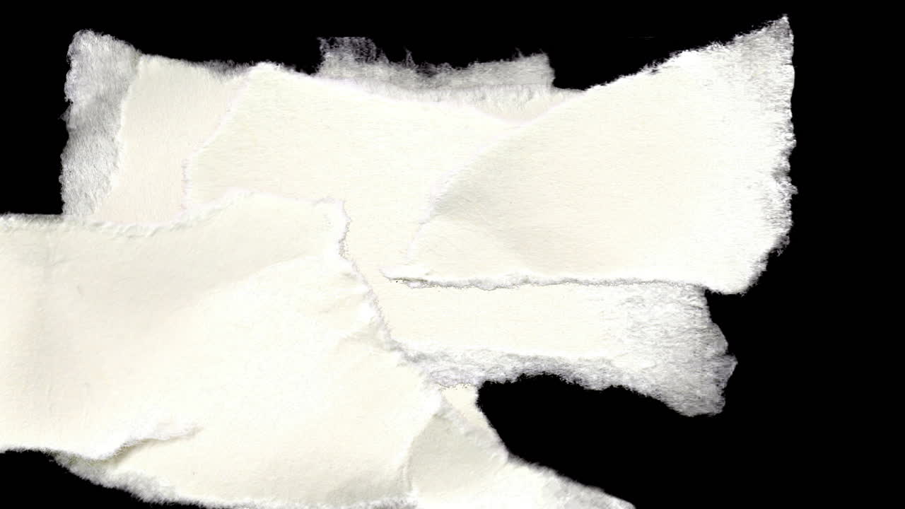 Abstract Torn Paper Reveal Transition Overlay