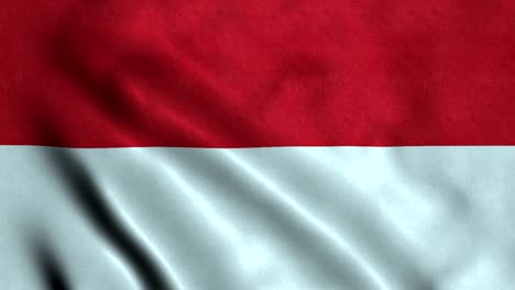 4k seamless loopable flag of indonesia