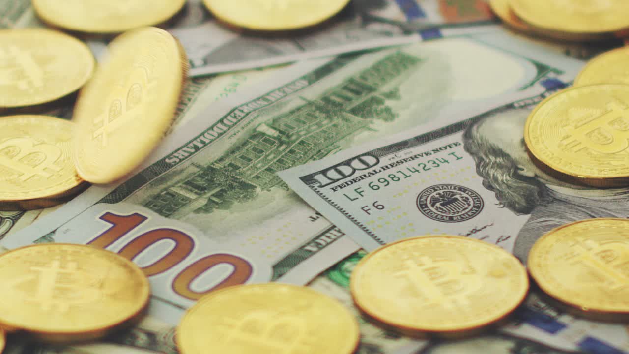 Pile of coins and bills