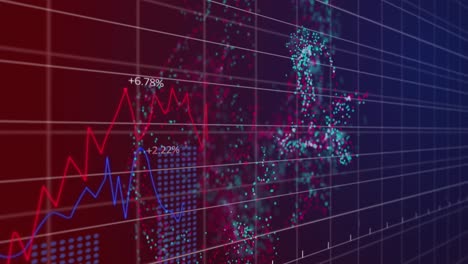 Animation-of-financial-data-processing-over-grid